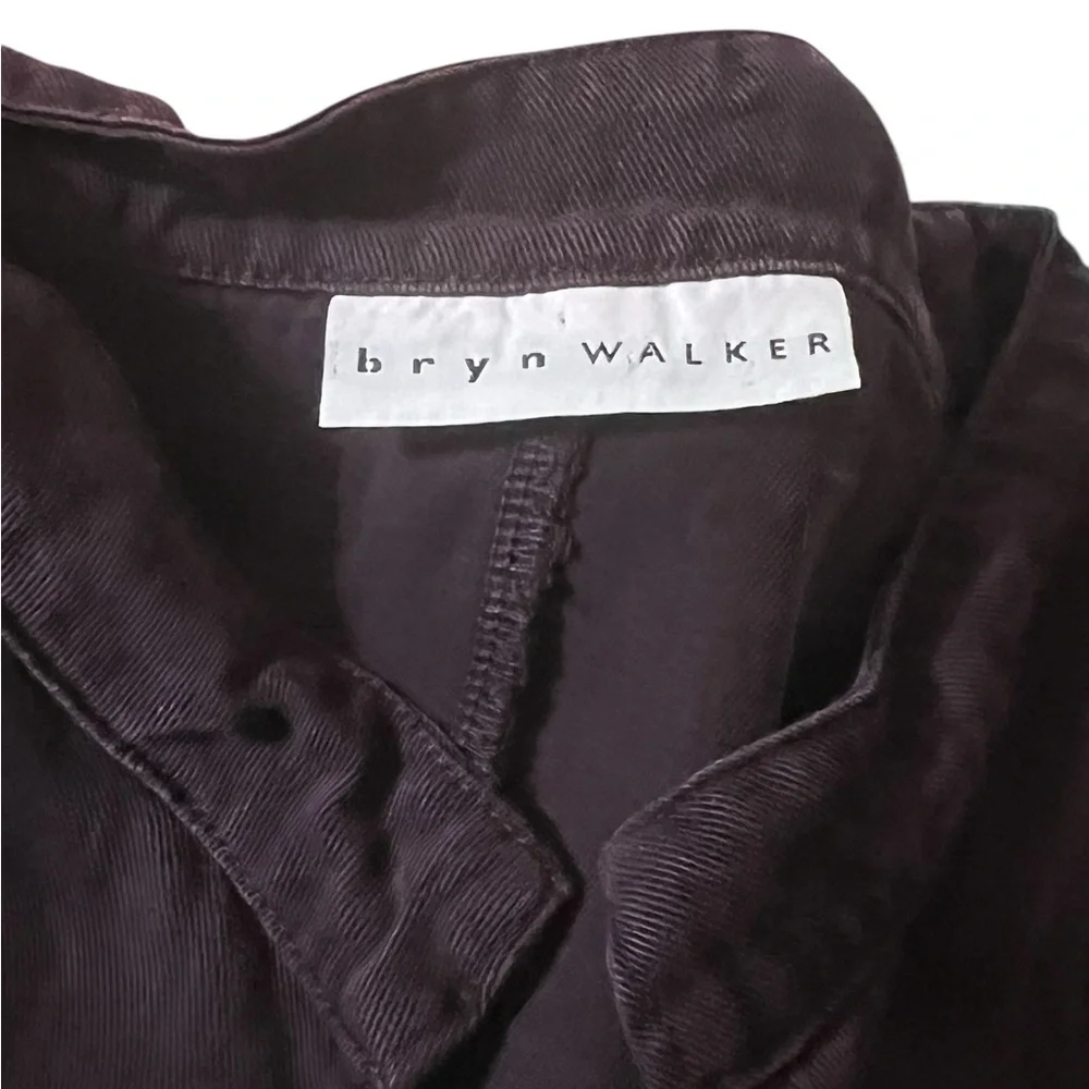 Bryn Walker Dress Womens Med 100% Tencel Minimalist Lagenlook Purple PTP 23 - Picture 5 of 6